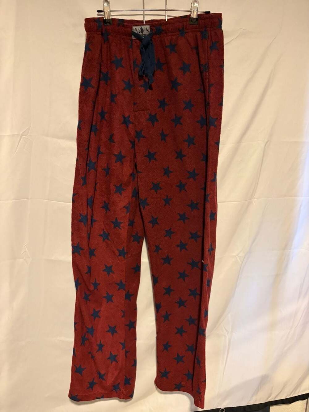 Old Navy Fleece Pajama Pants Red Blue Stars